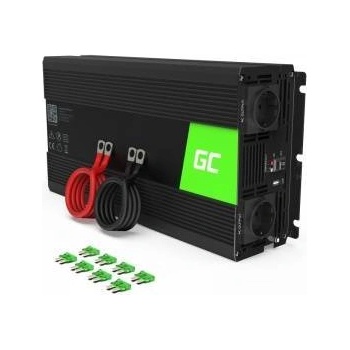 Green Cell Инвертор green cell inv25 12v 230v, 1500w/3000w (модифицирана синусоида)