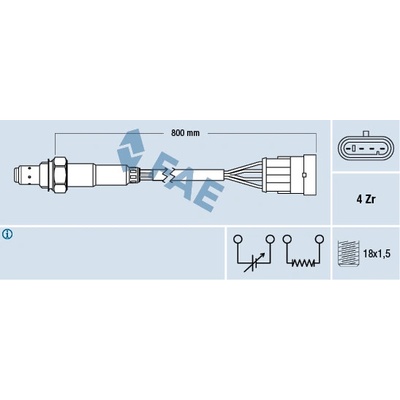 Lambda sonda FAE 77220