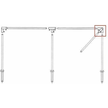Image 1 of REIMO Метален тройник за рейка на форселт (903565)