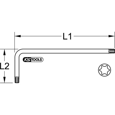 KS Tools kľúč T 27 151.4295
