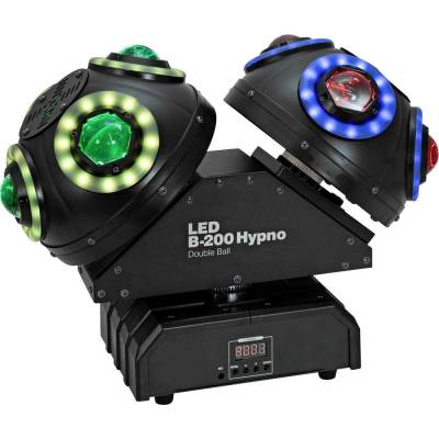 Eurolite 51918826 B-200 Hypno Double Ball DMX LED efektový reflektor Počet LED:8 10 W