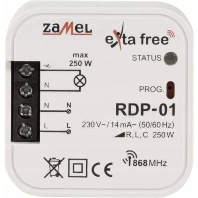 Rádiový stmívač pod omítku Zamel RDP-01