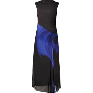 Desigual Елегантна дълга рокля desigual, Размер xs, Цвят Черен (26wwvk26estambul_ne5023)