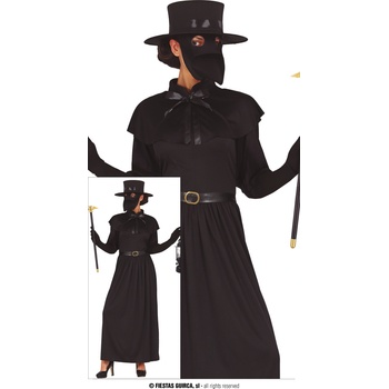 Fiestas Guirca Дамски костюм - Чумав лекар Размер - Възрастни: M