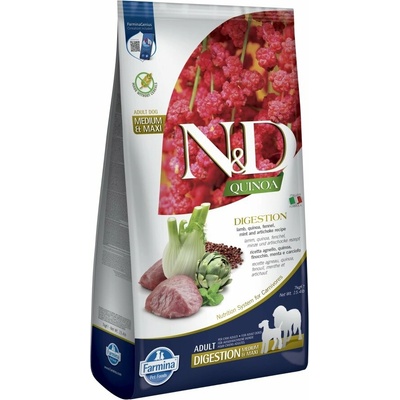N&D Quinoa Digestion adult velké a střední Lamb & Fennel 2 x 12 kg