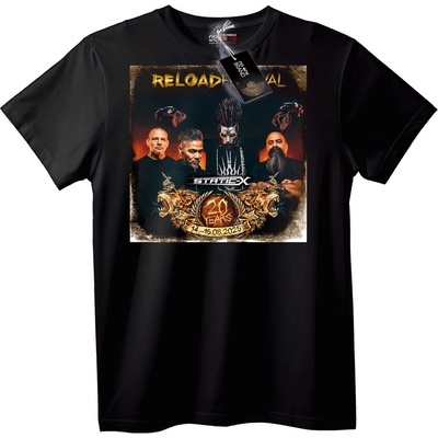 NOONEBRAND Тениска Static-X 20 Години Reload Festival - 6XL, White