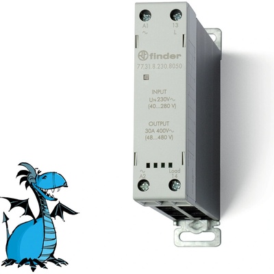 FINDER Relé SSR 77.31.8.230.8050, 1Z/30A, 230V AC 773182308050