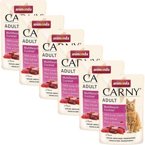 Animonda CARNY Cat Adult повече месен коктейл 6 x 85 г