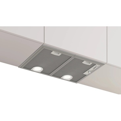 Bosch Абсорбатор Bosch DHL555BM, за вграждане, стандартен, енергиен клас D, въздухопоток 460 m³/h, 1 мотор, 3 степени на мощност + интензивна, сив (DHL555BM)