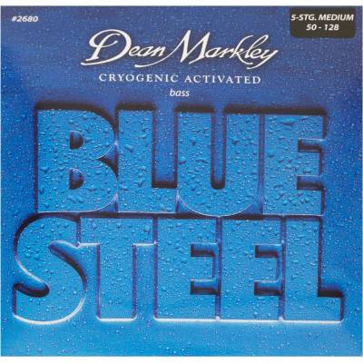 Dean Markley 2680 5MED 50-128 Blue Steel Bass