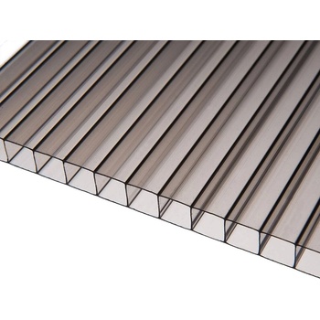 Exolon 2/10 komôrkový polykarbonát 10 mm 1UV 2100 x 2000 mm bronz hnedá dymová 1 ks