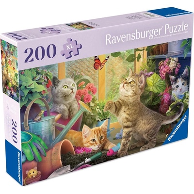Ravensburger Пъзел Ravensburger от 200 XL части - Палави котета (12001735)
