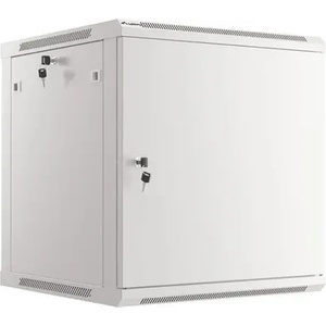 Lanberg Комуникационен шкаф, Lanberg rack cabinet 19" wall-mount 12U/600x600 for self-assembly with metal door grey (flat pack) (WF01-6612-00S)