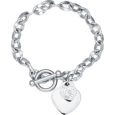 Steel Edge dámsky oceľový náramok s prívesky JCFGS1012