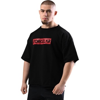 Forcelab T-Shirt Forcelab - Black with Red Logo Черен, XXL