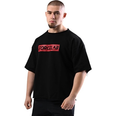 Forcelab T-Shirt Forcelab - Black with Red Logo Черен, XXL