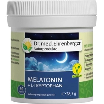 Dr. Ehrenberger Naturprodukte Melatonin + L-Tryptophan - 60 капсули