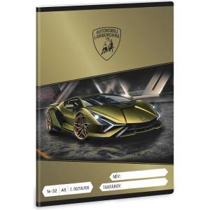 Ars Una Тетрадка с подложки ARS UNA A/5 32 страници 16-32 2. клас Lamborghini 5523 53595232 (53595232)