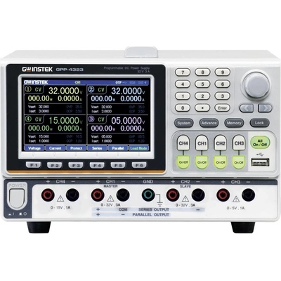 GW Instek GPP-4323 laboratorní zdroj s nastavitelným napětím, 0 - 32 V, 0 - 3 A, RS-232, USB, lze programovat, výstup 4