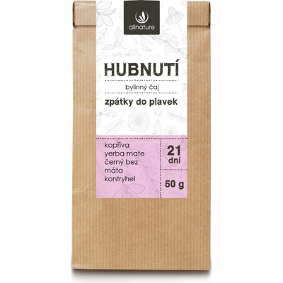 Allnature Hubnutí Bylinný čaj 50 g