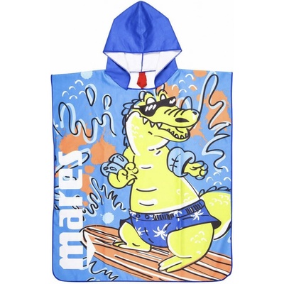 Pončo Mares SEASIDE PONČO JUNIOR BLUE CROCODILE