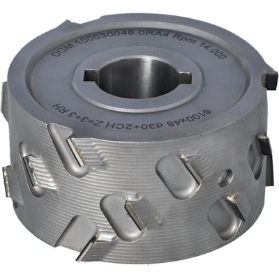 Diamantová frézovací hlava do olepovačky DGM 100x48 d=30+2CH, Z=3+3 (18), DIA=4,5 RH