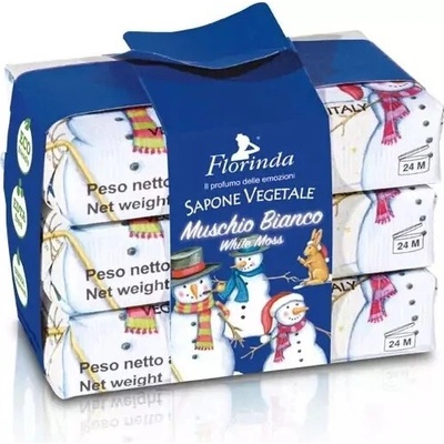 Florinda MUSCHIO BIANCO Balenie mydiel 3 x 50 g