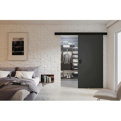 VILEN DOOR Posuvné na stěnu WERDI Antracit 76 x 205 cm