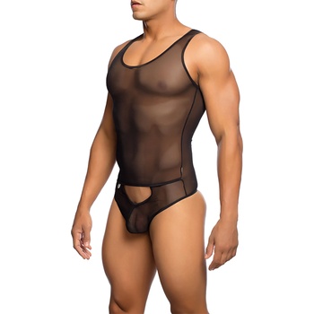 Image 1 of MOB Sexy Sheer Body Black S/M