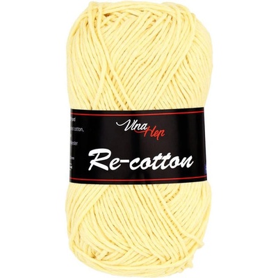 Příze Re-cotton 81244 žlutá světlá