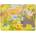 Bigjigs Toys Детски дървен пъзел в рамка Bigjigs - Джунгла (BJ222)