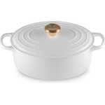 Le Creuset Съдове за готвене SIGNATURE 29 см, 4, 7 л, овална форма, WHITE, чугун, Le Creuset (LECR21178290101441)