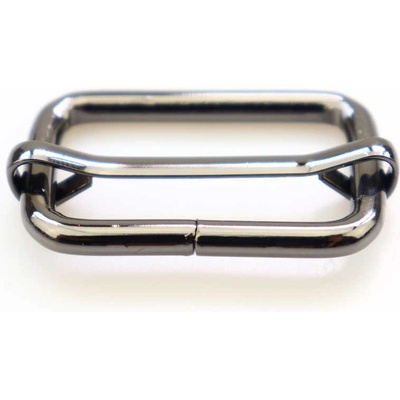 Pro Háčkování Posunovač na popruh 33 x 20 mm černý nikl – Zboží Dáma