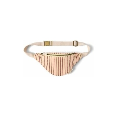 Studio Noos Dětská Crossbody ledvinka Poplin - Butter Yellow Striped