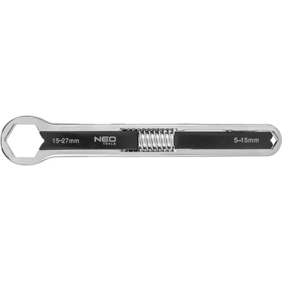 NEO Tools Nastaviteľný krúžkový kľúč obojstranný 5 - 27 mm 03-031