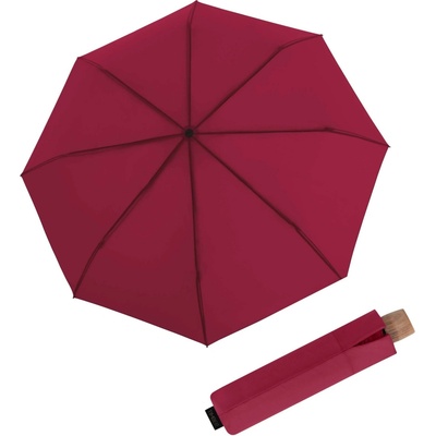 Knirps Timber manual skladací dáždnik hibiscus