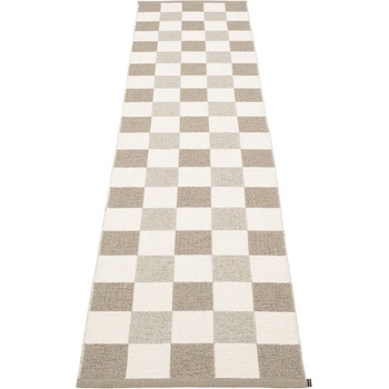 Pappelina Бежова и кремава пътека за открито и закрито 70x300 cm Pix Dark Linen - Pappelina (PI9G730)