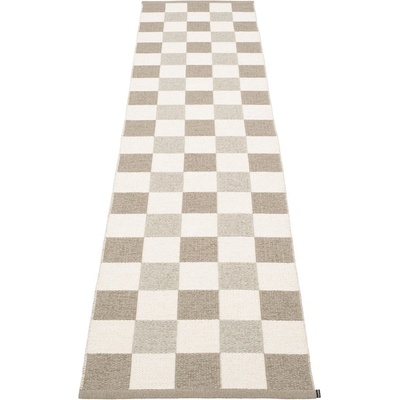 Pappelina Бежова и кремава пътека за открито и закрито 70x300 cm Pix Dark Linen - Pappelina (PI9G730)