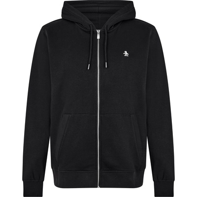 Original Penguin Суичър Original Penguin Men's Cotton Long Sleeve Full Zip Hoodie - True Black