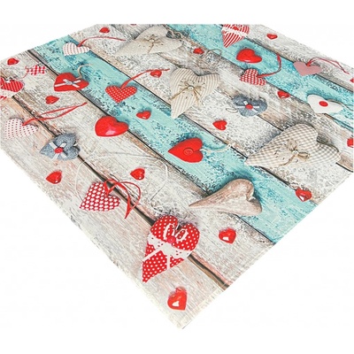 MyBestHome Ubrus Love 85x85 cm