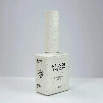 Vrchní hybridní lak Nails Of The Day Glossy Top No Wipe 10ml