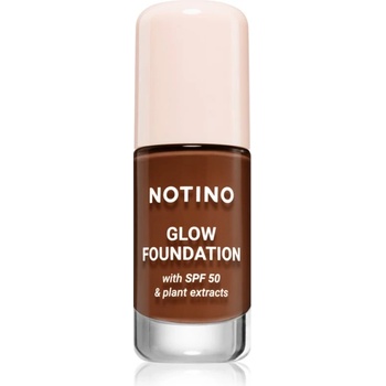 Notino Foundation Glow foundation with SPF 50 & plant extracts озаряващ фон дьо тен SPF 50 02 Deep Cool 30ml