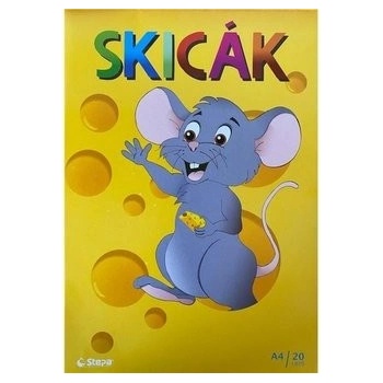 Skicák A4 20 listov