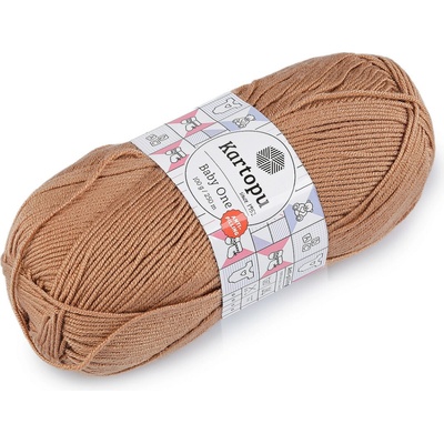 Pletací příze Baby One 100 g Varianta: 11 (847) hnědobéžová, Balení: 1 ks 60338/155697/279954