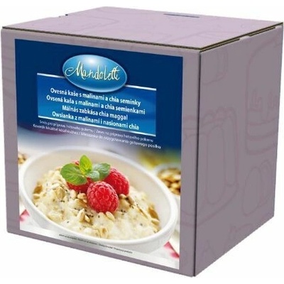 Mandoletti Ovsená kaša maliny a chia semienkami 5 x 1,25 kg