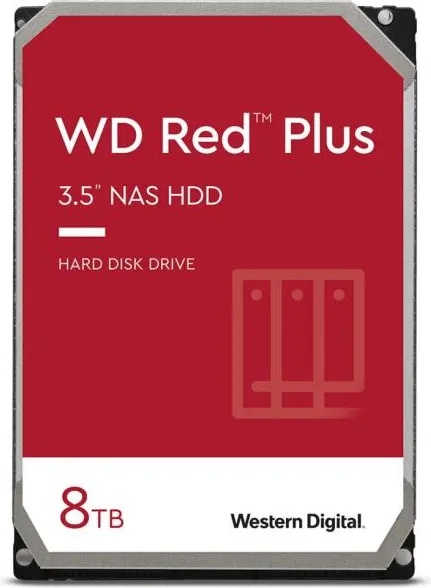 Western Digital Red Plus 3.5 8TB 5640rpm 128MB SATA (WD80EFZZ)
