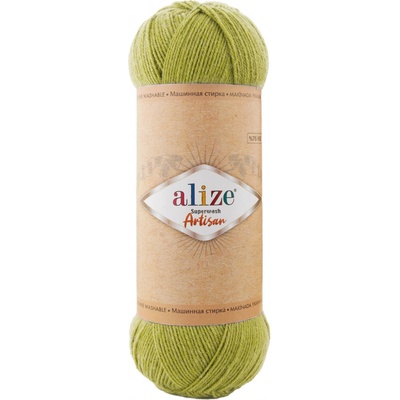 Alize Příze Superwash Artisan 11 zelená