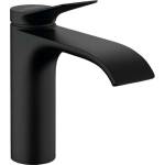 Hansgrohe Vivenis - Смесител за мивка, EcoSmart, CoolStart, черен мат 75024670 (75024670)