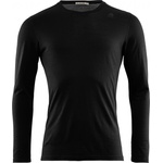 Aclima Мъжко мериносово термобельо Aclima Lightwool Undershirt Long Merino base layer - Jet Black (015-1266-0114)