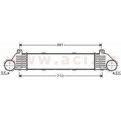 intercooler 3.2 CDi (+AUT±AC) [530*113*66]